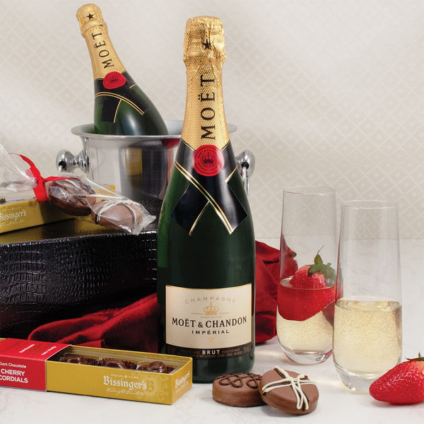 Moet Champagne Gift Basket