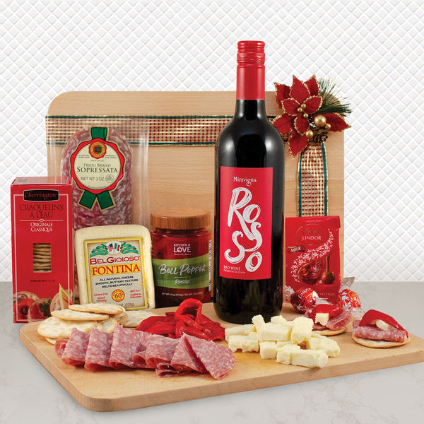 Cabernet Wine & Cheese Board Gift Set