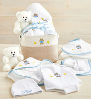 Newborn Baby Boy Comfy Gift Basket