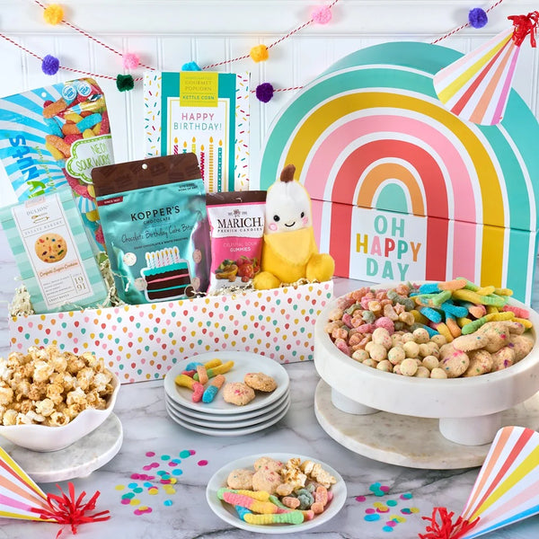 Happy Birthday Candy & Chocolate Gift Basket