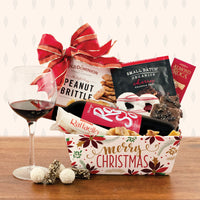 Merry Merry Red Wine Gift Basket