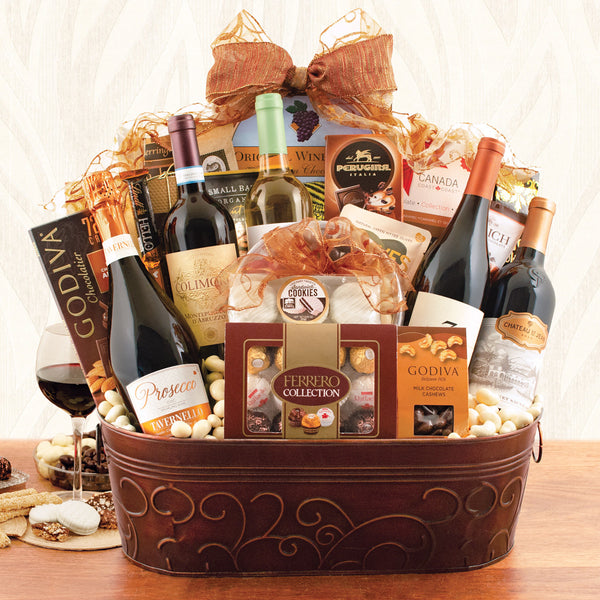 Make it Grand Champagne & Wine Gift Basket
