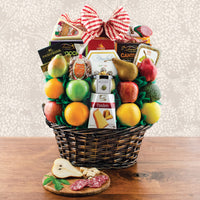 Italian Gourmet & Fruit Gift Basket